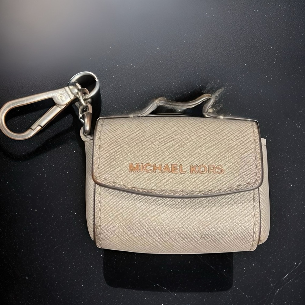 Michael Kors - Keychain Mini Purse - Grey Silver - Coin Purse